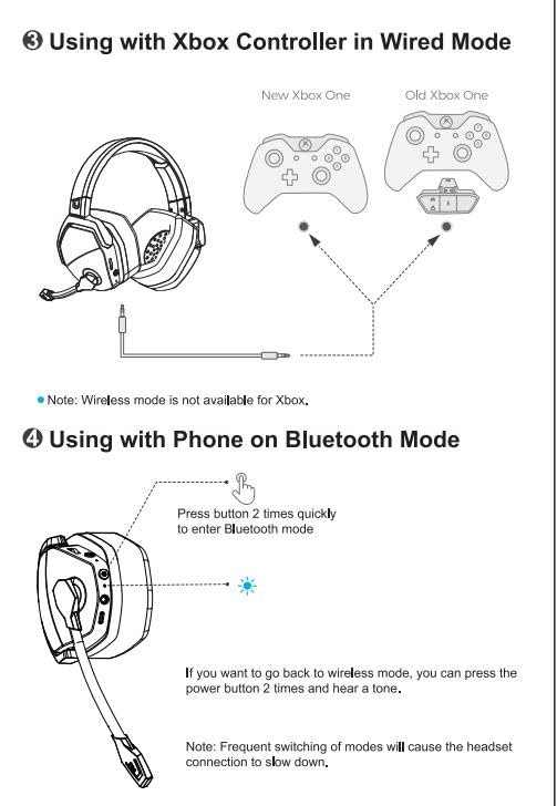 NUBWO G06 Dual Wireless Gaming Headset - Gaming Accessories by Handbags Specialist Headquarter | Available at Handbags Specialist Headquarter