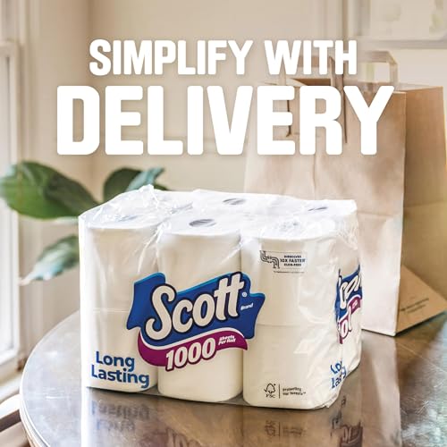 Scott 1000 Toilet Paper, 32 Rolls, Septic-Safe, 1-Ply Toilet Tissue - Toilet Paper by Handbags Specialist Headquarter | Available at Handbags Specialist Headquarter