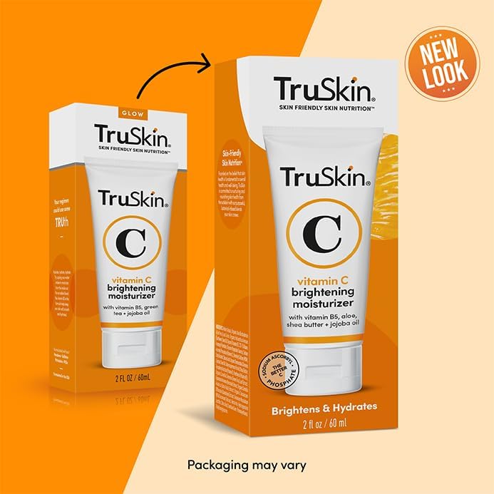 TruGlow Vitamin C Face Cream - Brightening Moisturizer - Health & Household by Handbags Specialist Headquarter | Available at Handbags Specialist Headquarter