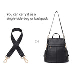 Kattee Women's Luxe Anti-Theft Leather Backpack Bag - Backpack Bags by Handbags Specialist Headquarter | Available at Handbags Specialist Headquarter