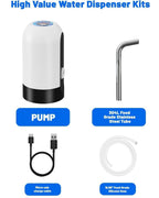 Portable USB Water Dispenser for 3-5 Gallon Bottles