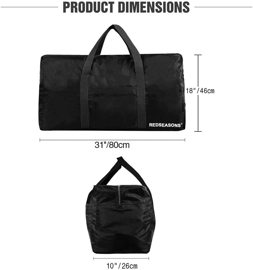 REDSEASONS Extra Large Lightweight Duffle Bag