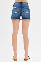 RISEN Low Rise Pikaboo Lining Shorts - Women / Jeans & Denim by Trendsi | Available at Handbags Specialist Headquarter
