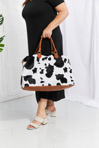 Animal Print Plush Weekender Bag - Weekender Bag by Trendsi | Available at Handbags Specialist Headquarter