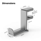 EURPMASK 360° Rotating Headphone Stand & Organizer - Gaming Accessories by Handbags Specialist Headquarter | Available at Handbags Specialist Headquarter