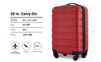 Wrangler 22 Olive Hardside Spinner Carry-On