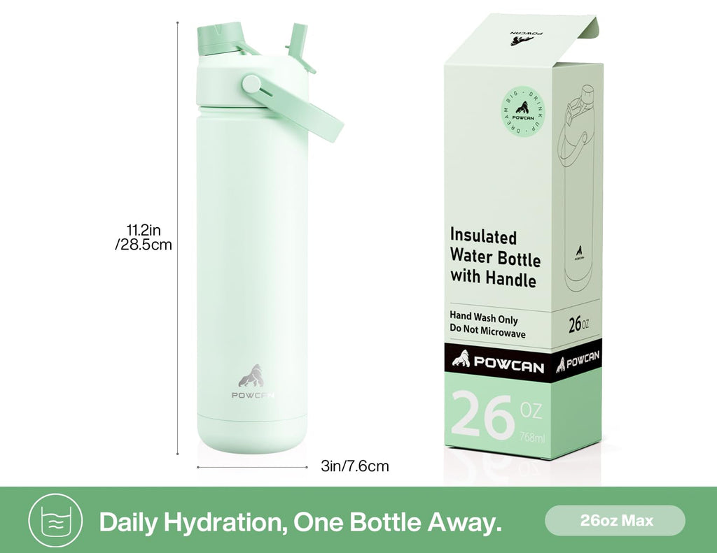 ChillKnight 26oz: Dual-Lid Leak-Proof Bottle - Water Bottles by Handbags Specialist Headquarter | Available at Handbags Specialist Headquarter