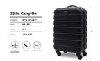 Wrangler 22 Olive Hardside Spinner Carry-On