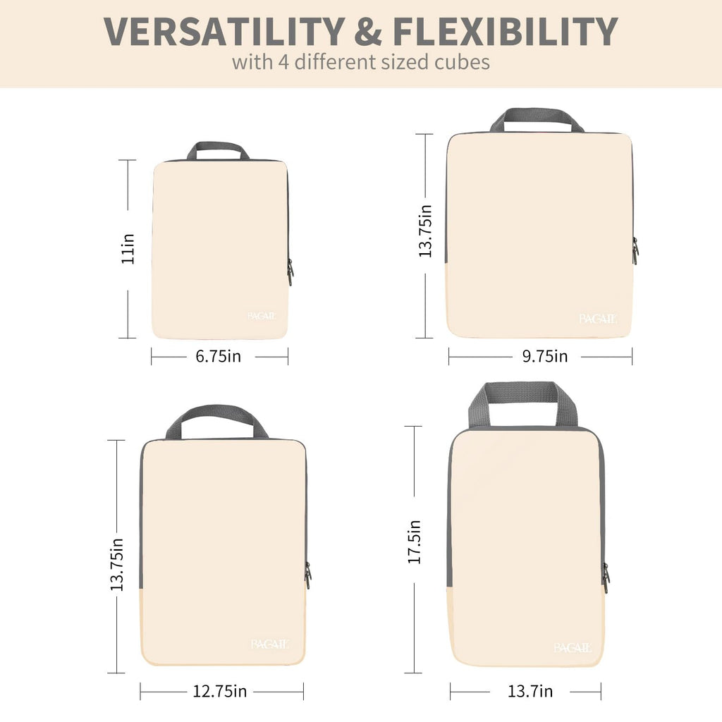 BAGAIL Expandable Travel Compression Cubes Set -  by Handbags Specialist Headquarter | Available at Handbags Specialist Headquarter