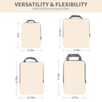 BAGAIL Expandable Travel Compression Cubes Set -  by Handbags Specialist Headquarter | Available at Handbags Specialist Headquarter