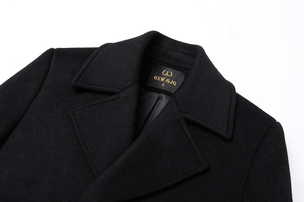 Men's Premium Wool Blend Double Breasted Coat