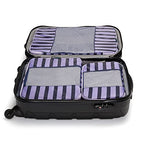 TravelWise Weekender Packing Cube Set - Silver 5-Piece - Luggage Travel Bags by Handbags Specialist Headquarter | Available at Handbags Specialist Headquarter