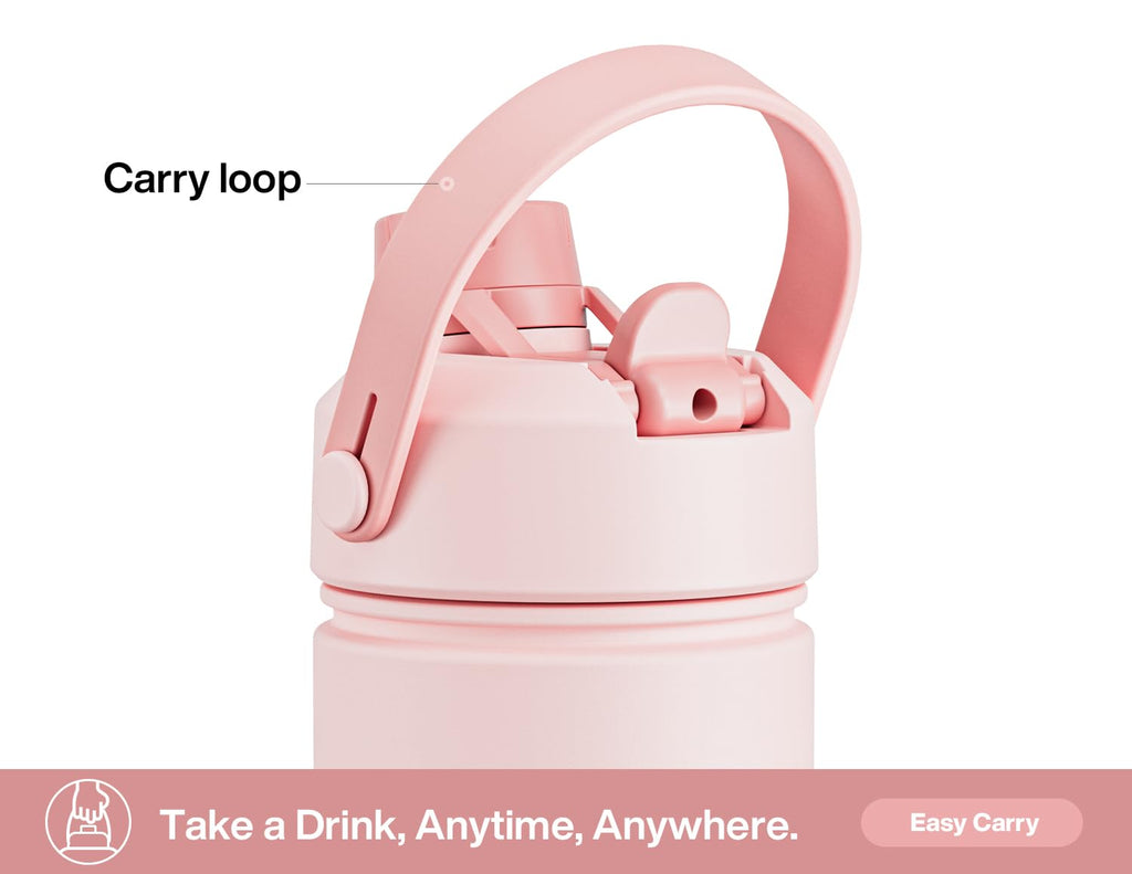 ChillKnight 26oz: Dual-Lid Leak-Proof Bottle - Water Bottles by Handbags Specialist Headquarter | Available at Handbags Specialist Headquarter