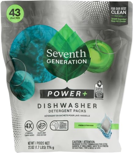 SeventhGen Citrus Sparkle Dishwasher Tabs Duo Pack -  by Handbags Specialist Headquarter | Available at Handbags Specialist Headquarter