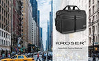 KROSER Laptop Bag up to 17.3 Expandable - Black