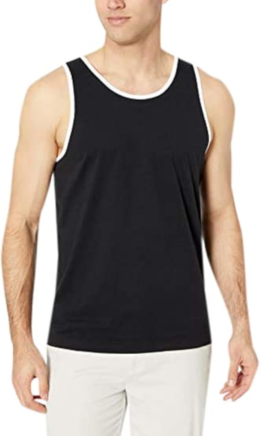 Essentials Men's Regular-Fit Sleeveless Tank Top