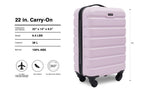 Wrangler 22 Olive Hardside Spinner Carry-On