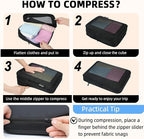 BAGAIL Expandable Travel Compression Cubes Set -  by Handbags Specialist Headquarter | Available at Handbags Specialist Headquarter