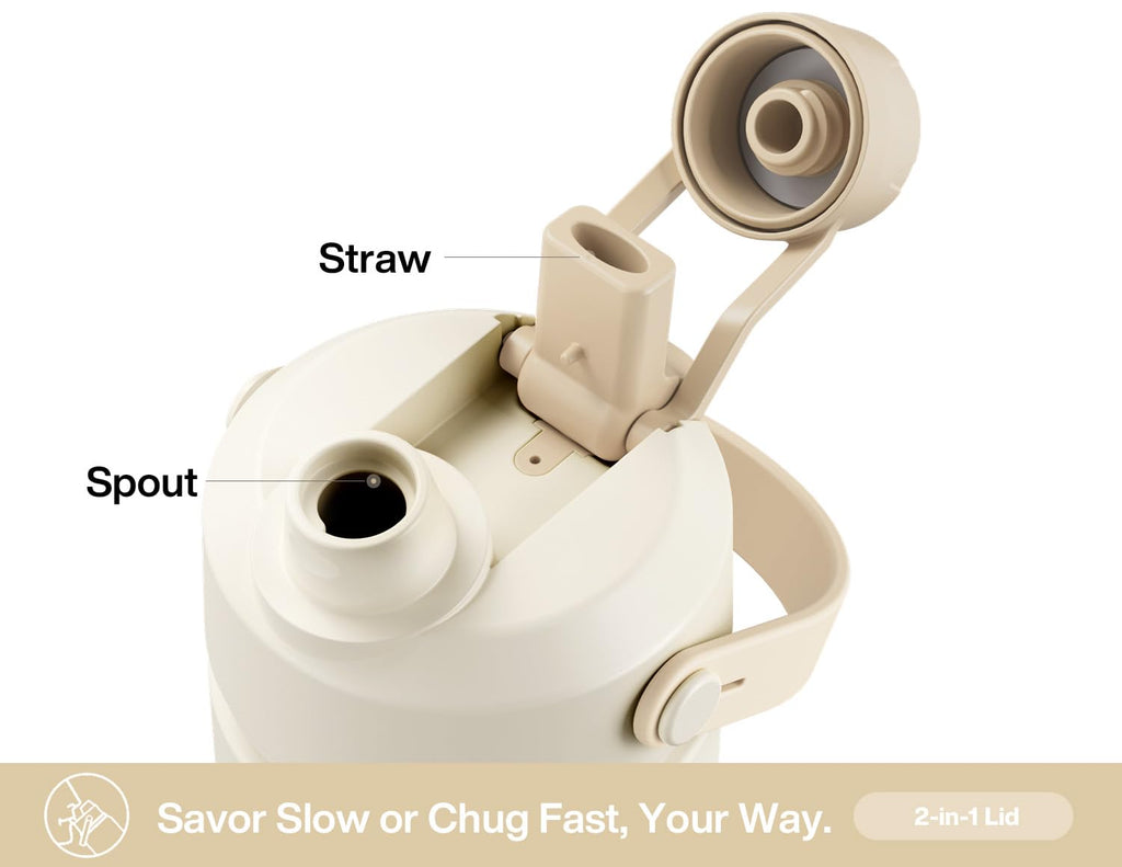 ChillKnight 26oz: Dual-Lid Leak-Proof Bottle - Water Bottles by Handbags Specialist Headquarter | Available at Handbags Specialist Headquarter