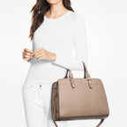 Women’s 2pc Tote & Wallet Handbag Set with 3 Compartments