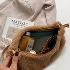 Faux Fur Removable Strap Shoulder Bag - Handbags by Trendsi | Available at Handbags Specialist Headquarter