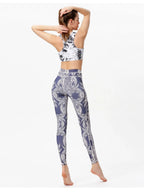 Printed Active High Waist Leggings - Leggings by Trendsi | Available at Handbags Specialist Headquarter