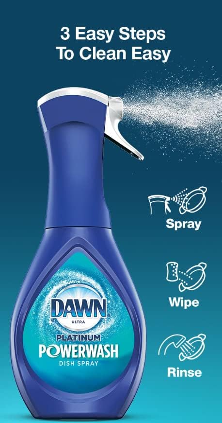 Dawn Powerwash Fresh: 1 Spray + 3 Refill Bundle - Dish Soap Liquid by Handbags Specialist Headquarter | Available at Handbags Specialist Headquarter