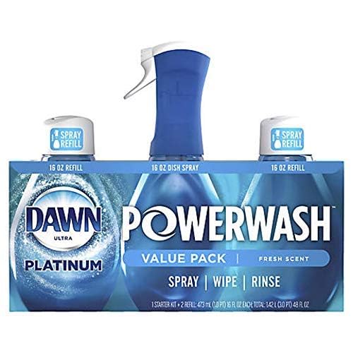 Dawn Powerwash Fresh: 1 Spray + 3 Refill Bundle - Dish Soap Liquid by Handbags Specialist Headquarter | Available at Handbags Specialist Headquarter