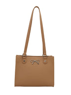 Bow PU Leather Shoulder Bag - Shoulder Bags by Trendsi | Available at Handbags Specialist Headquarter