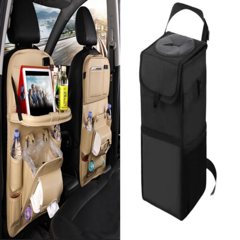 RoadMate PU Leather Seat Back Organizer - Decor by Trendsi | Available at Handbags Specialist Headquarter