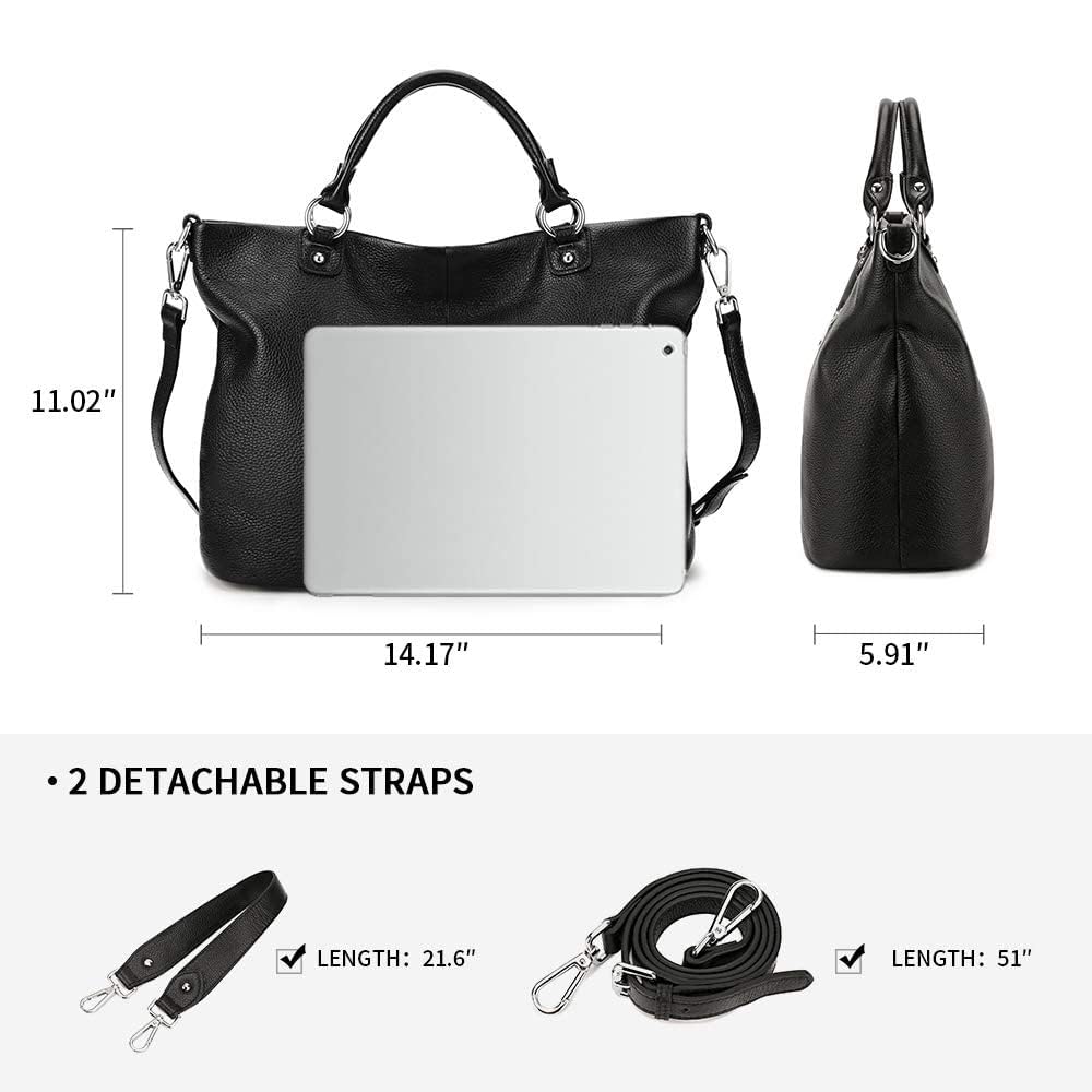 Kattee Women's Leather Tote Bag