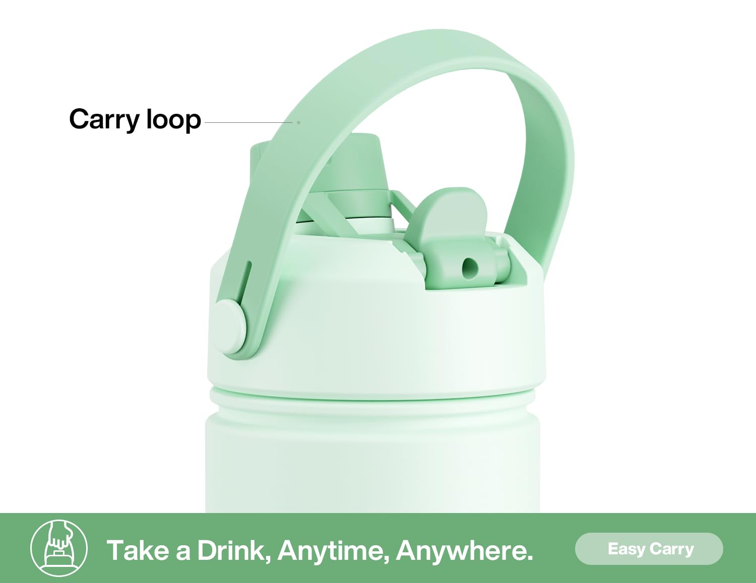 ChillKnight 26oz: Dual-Lid Leak-Proof Bottle - Water Bottles by Handbags Specialist Headquarter | Available at Handbags Specialist Headquarter