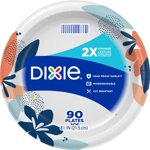 Durable Dixie 8.5 Plates: Strong, Safe & Soak-Proof - Paper Plates by Handbags Specialist Headquarter | Available at Handbags Specialist Headquarter