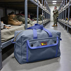 Waxed Canvas Military Duffle Bag, Olive Green