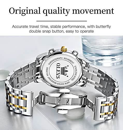 EclipseTime: Luminous Men's Luxury Chrono Watch