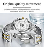 EclipseTime: Luminous Men's Luxury Chrono Watch