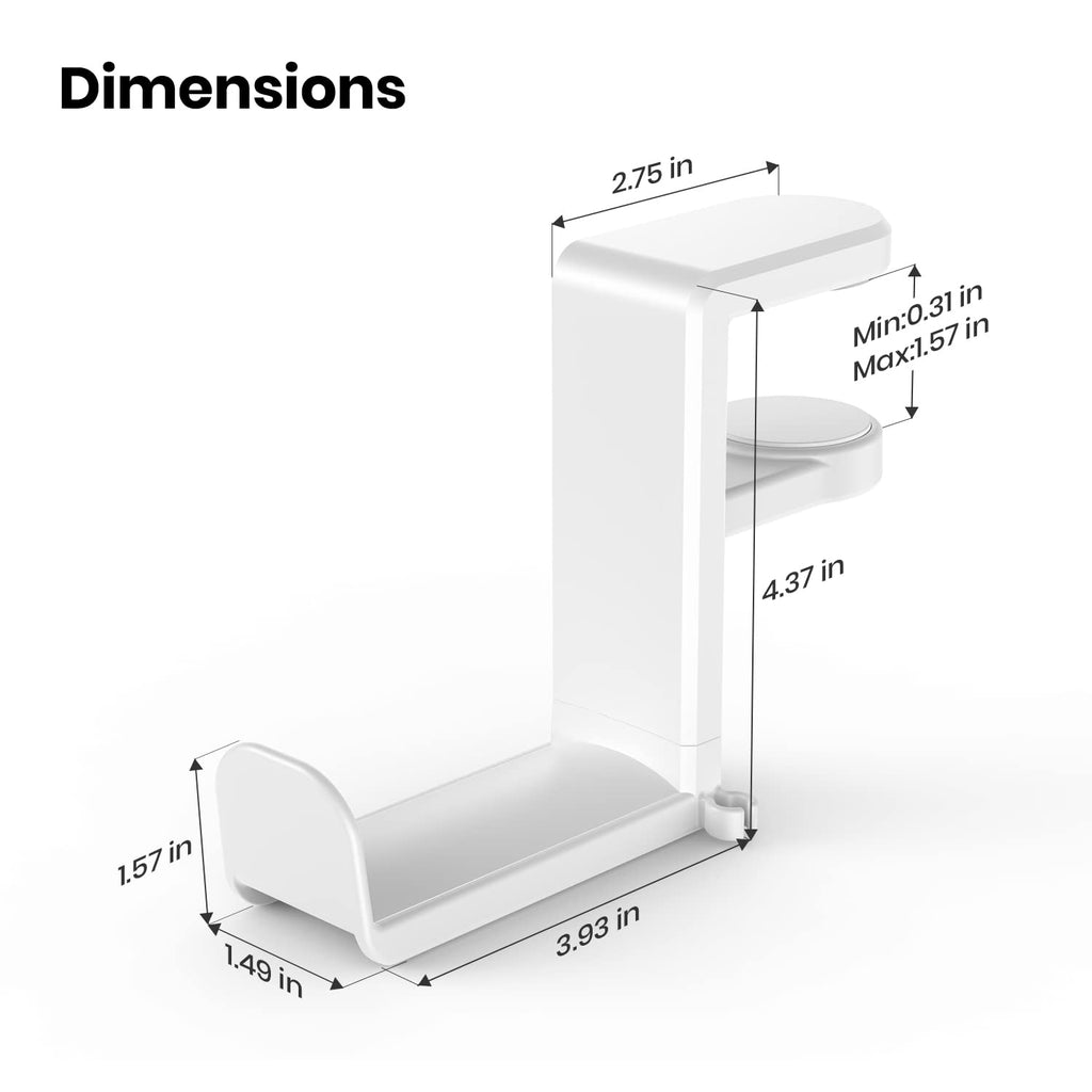 EURPMASK 360° Rotating Headphone Stand & Organizer - Gaming Accessories by Handbags Specialist Headquarter | Available at Handbags Specialist Headquarter