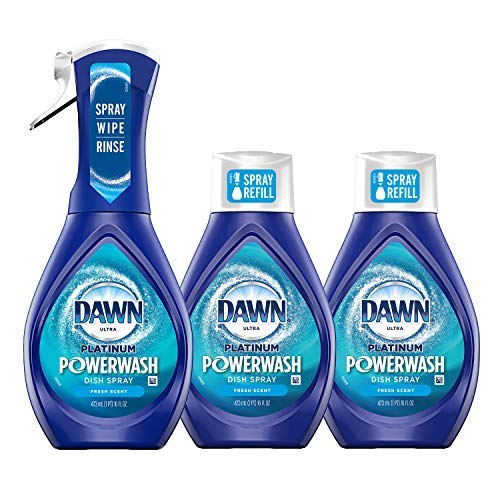 Dawn Powerwash Fresh: 1 Spray + 3 Refill Bundle - Dish Soap Liquid by Handbags Specialist Headquarter | Available at Handbags Specialist Headquarter