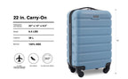 Wrangler 22 Olive Hardside Spinner Carry-On