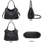 Lapsting Boho Faux Leather Hobo Shoulder Bag