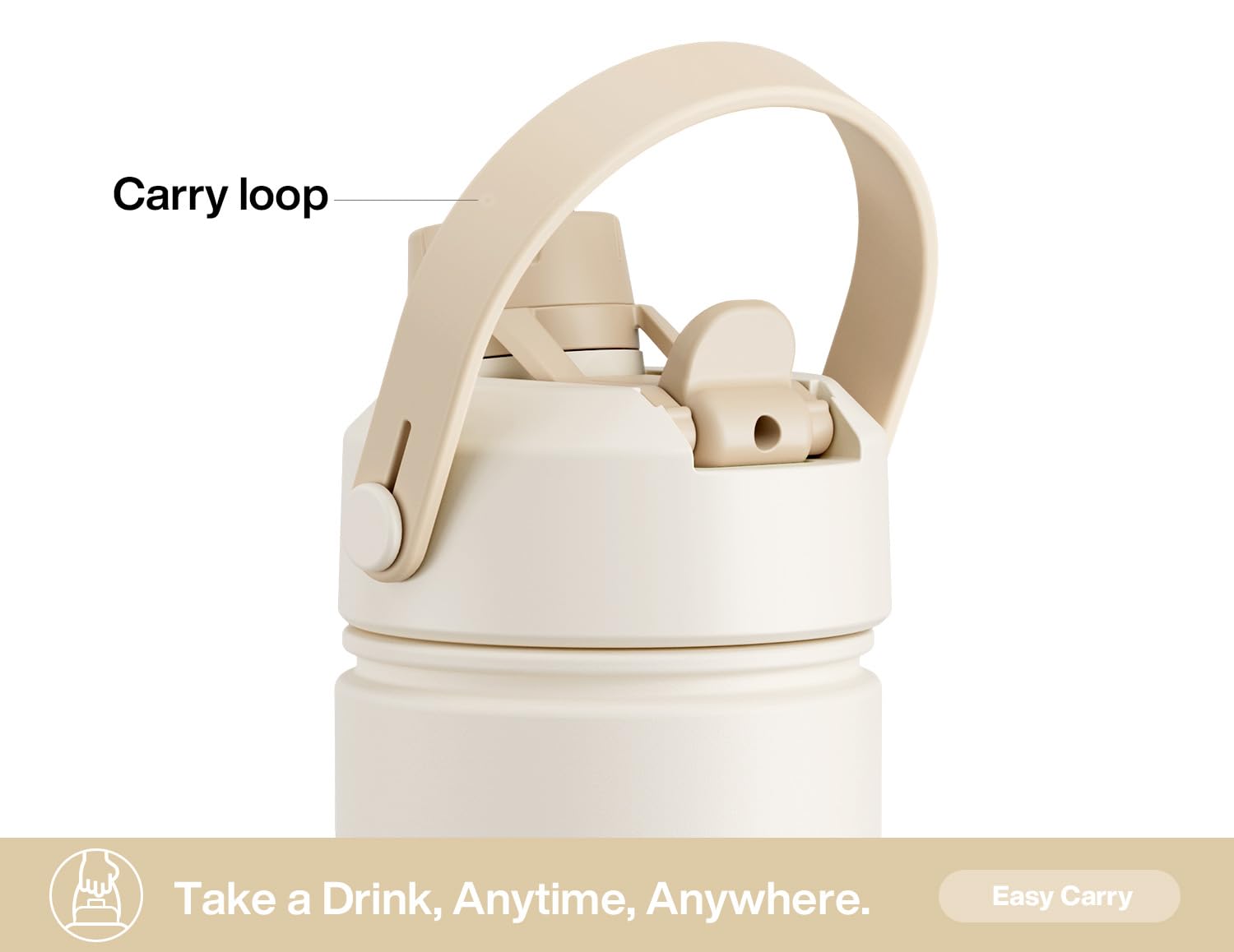 ChillKnight 26oz: Dual-Lid Leak-Proof Bottle - Water Bottles by Handbags Specialist Headquarter | Available at Handbags Specialist Headquarter