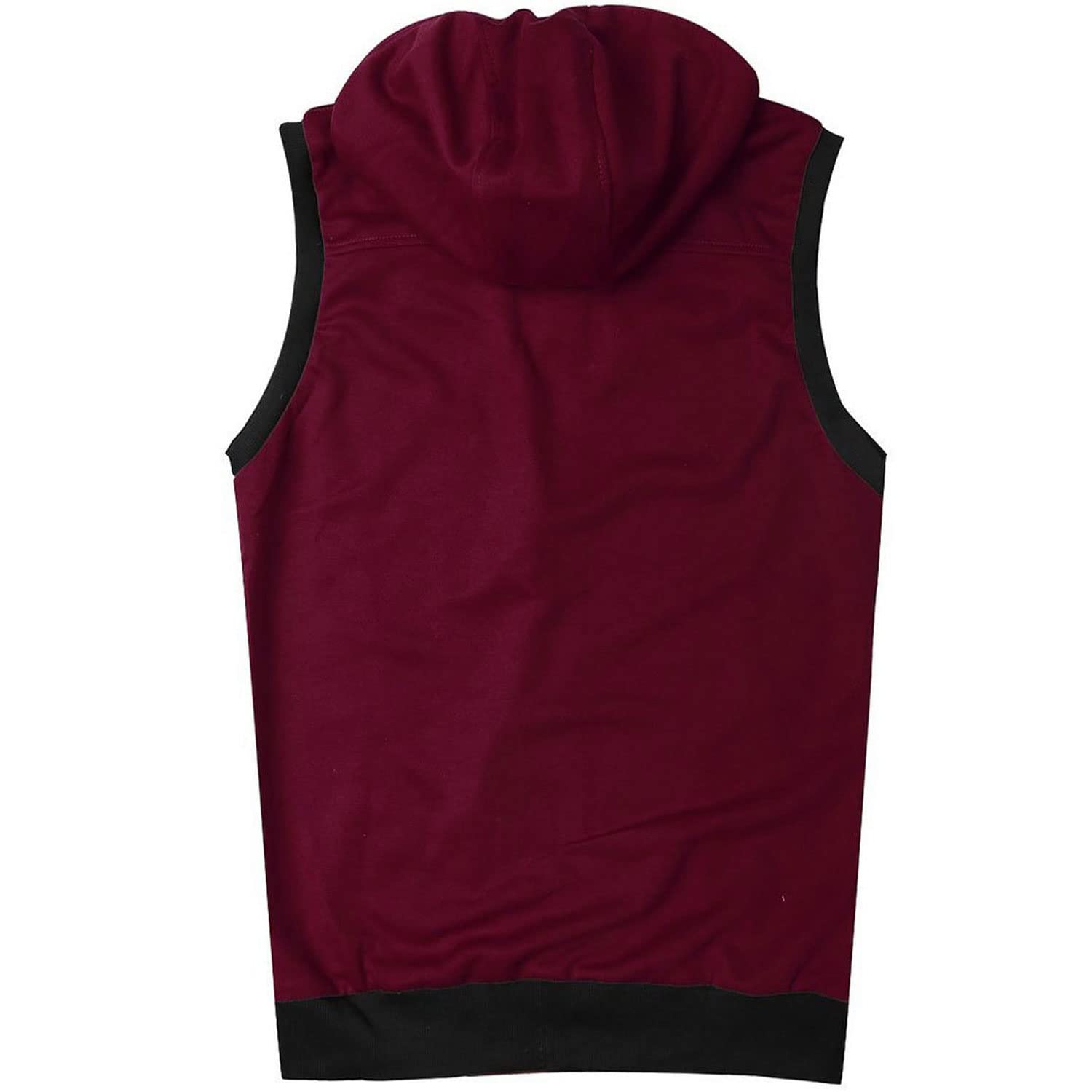 PrevFit Men's Sleeveless Zip-Up Hoodie Vest