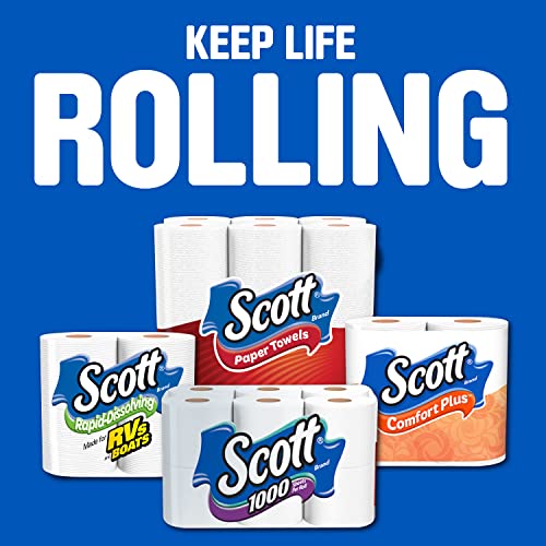 Scott SoftEase: 12 Double Rolls, Septic-Safe Tissue - Toilet Paper by Handbags Specialist Headquarter | Available at Handbags Specialist Headquarter