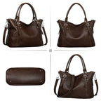 Genuine Leather Women's Tote Shoulder Bag