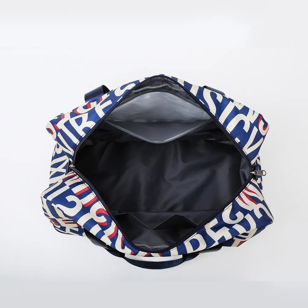 Oxford Cloth Printed Travel Bag - travel-bag by Trendsi | Available at Handbags Specialist Headquarter