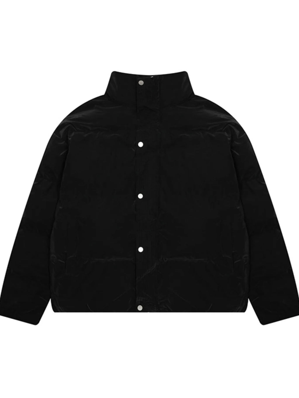 Men's Full Size Quilted Long Sleeve Puffer Jacket Plus Size - Men's jackets by Trendsi | Available at Handbags Specialist Headquarter