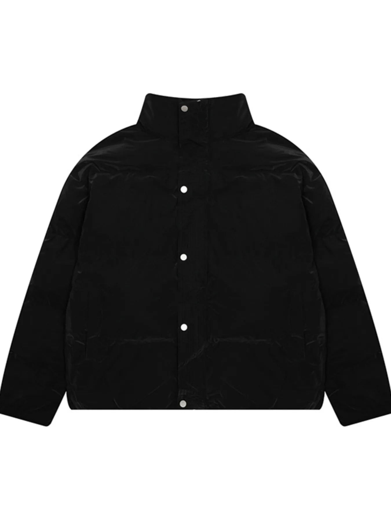 Men's Full Size Quilted Long Sleeve Puffer Jacket Plus Size - Men's jackets by Trendsi | Available at Handbags Specialist Headquarter