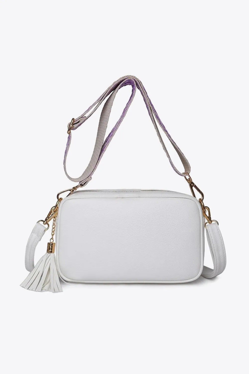 PU Leather Tassel Crossbody Bag - handbags by Trendsi | Available at Handbags Specialist Headquarter