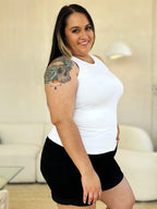 Basic Bae Full Size Round Neck Slim Tank - Tops by Trendsi | Available at Handbags Specialist Headquarter