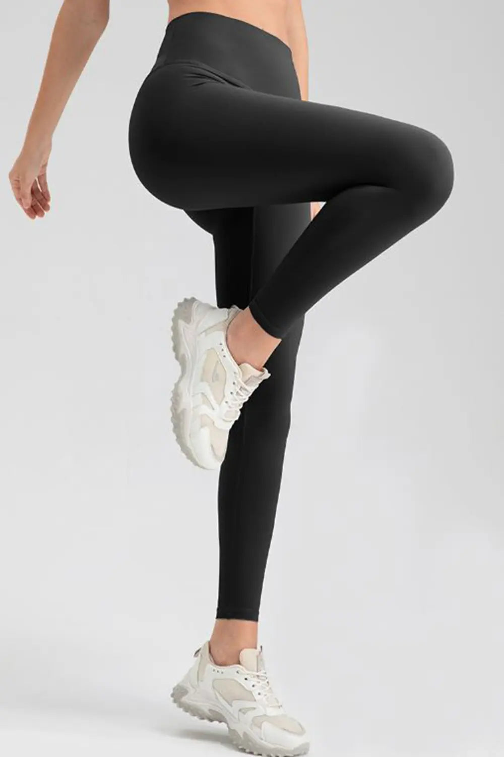 Wide Waistband Sport Leggings - Leggings by Trendsi | Available at Handbags Specialist Headquarter